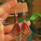 Monarch butterfly earrings